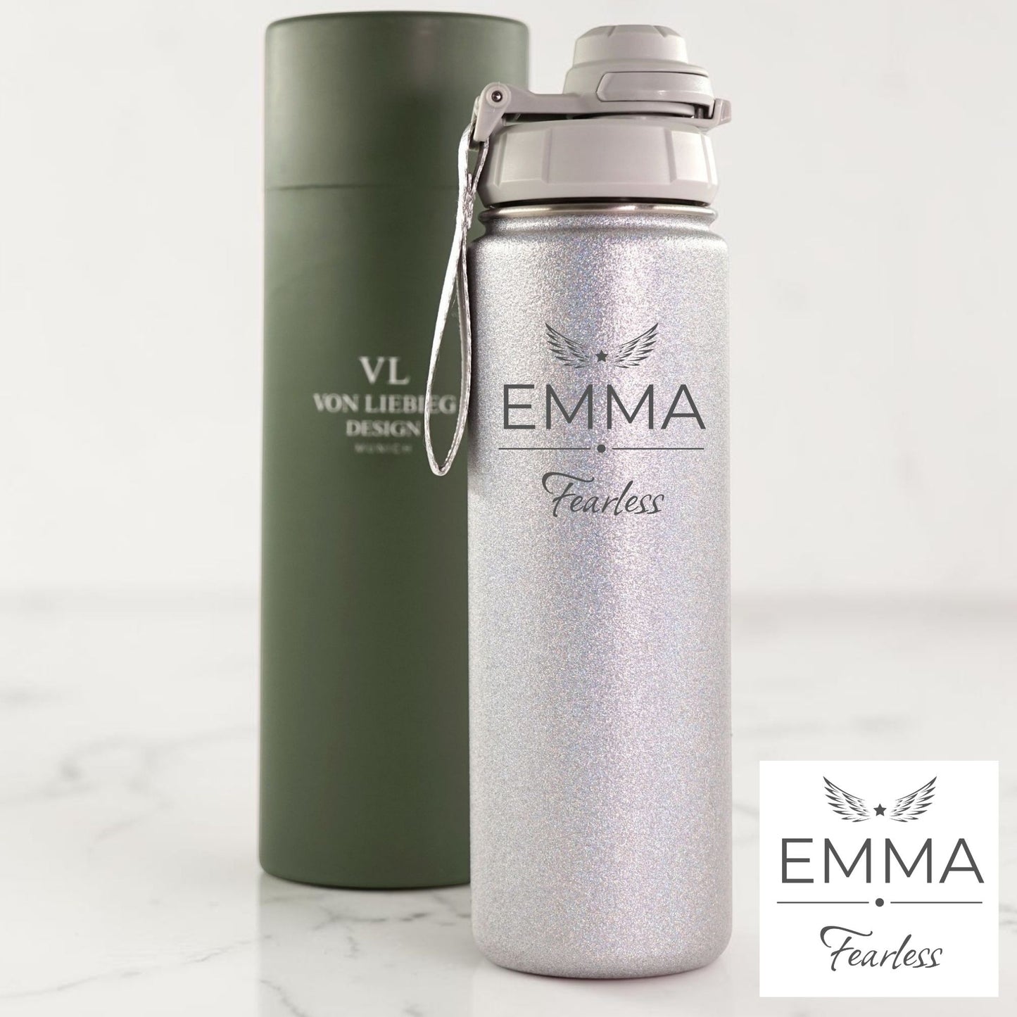 Trinkflasche personalisiert | Fearless