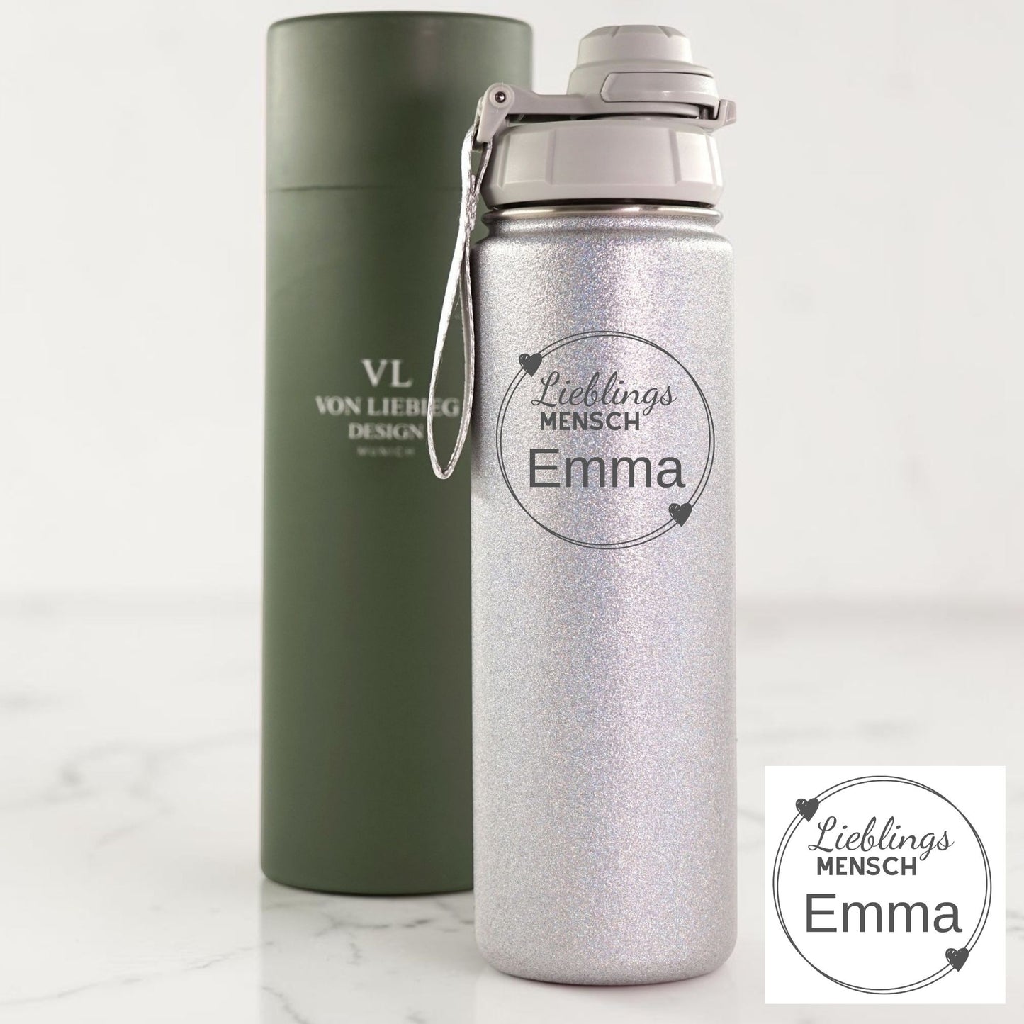 Trinkflasche personalisiert | Lieblingsmensch