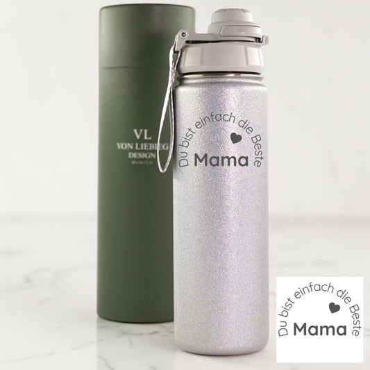 Trinkflasche personalisiert | Du bist einfach die Beste Mama