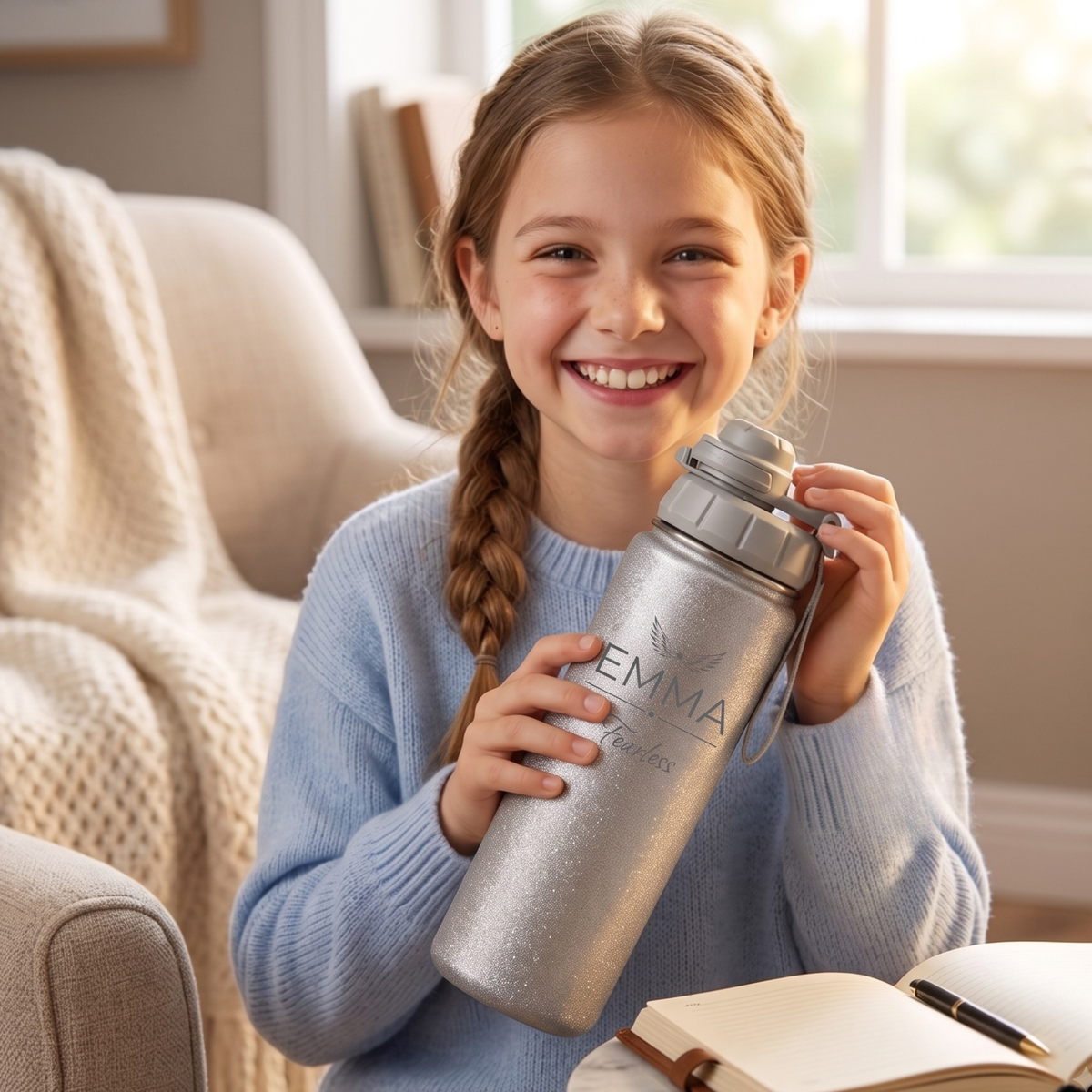 Trinkflasche personalisiert | Fearless