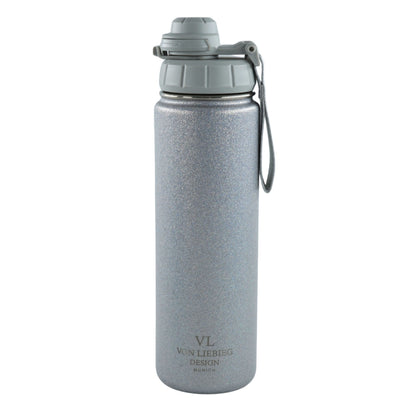 Trinkflasche Silver Essence 700ml | auslaufsichere Isolierflasche aus Edelstahl